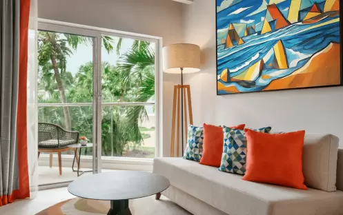 Premium Garden View - 1 King Bed, Living Area Premium Garden View - 1 King Bed, Living Area